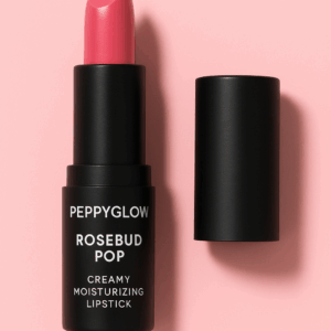 peppyglow rosebud pop lipstick